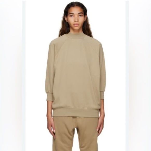 Fear Of God Essentials Mock Neck French Terry Pullover Sweater (Size XS) - Picture 1 of 10